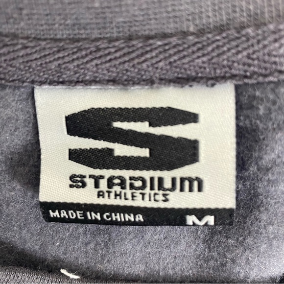 Stadium Athletics Men's Graphic "ARMY" Hoodie M Gray Black Long Sleeves Casual - Picture 7 of 9